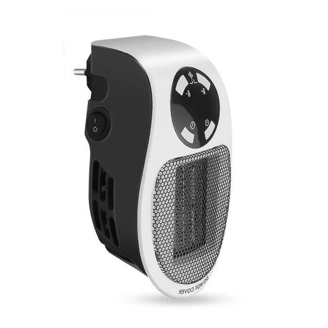 Compact 500W portable electric mini heater for personal space heating at home or office. Energy-efficient warmth.