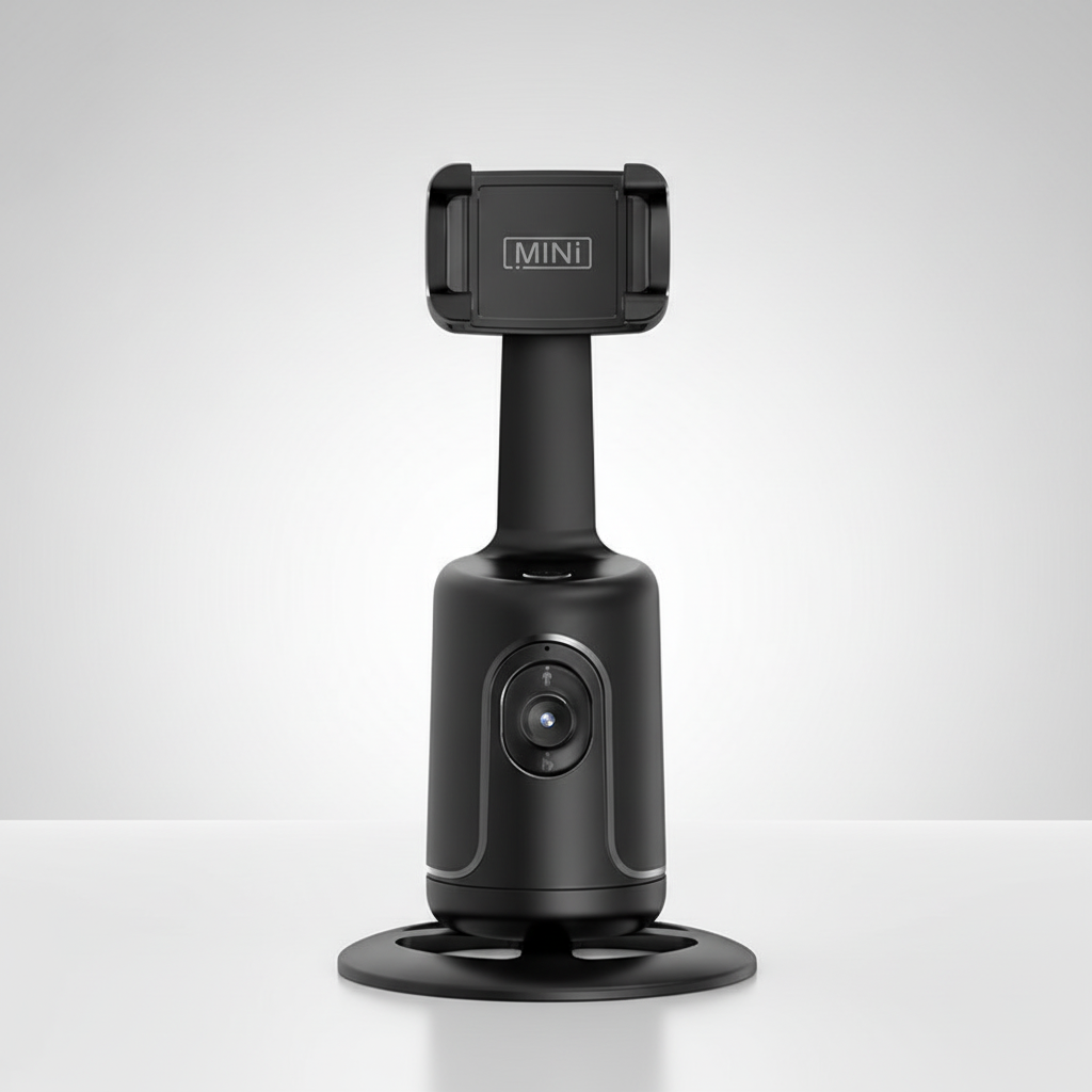 Hands-free smart tracking phone holder gimbal tripod for livestreaming and video calls