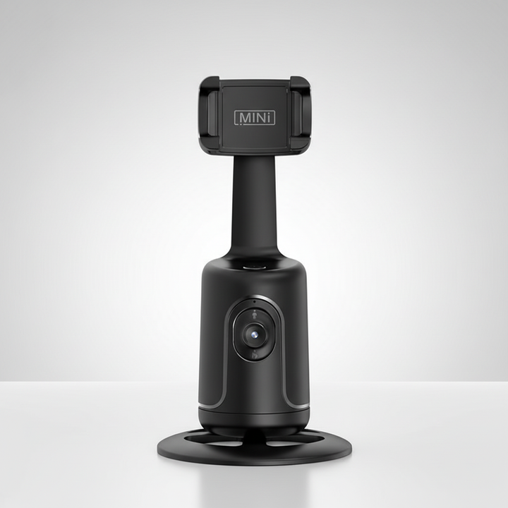 Hands-free smart tracking phone holder gimbal tripod for livestreaming and video calls