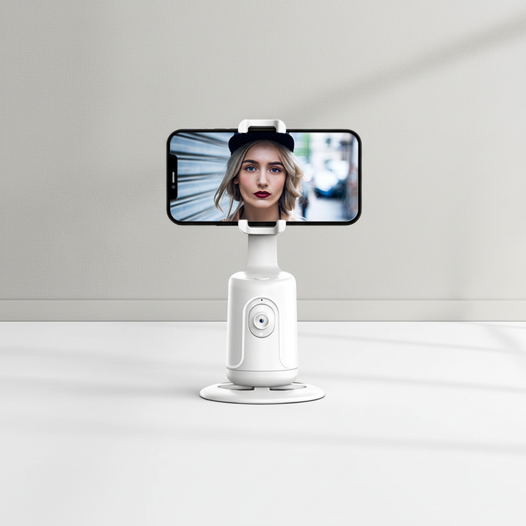 AI tracking phone holder gimbal for stable video capture, a must-have tech gadget