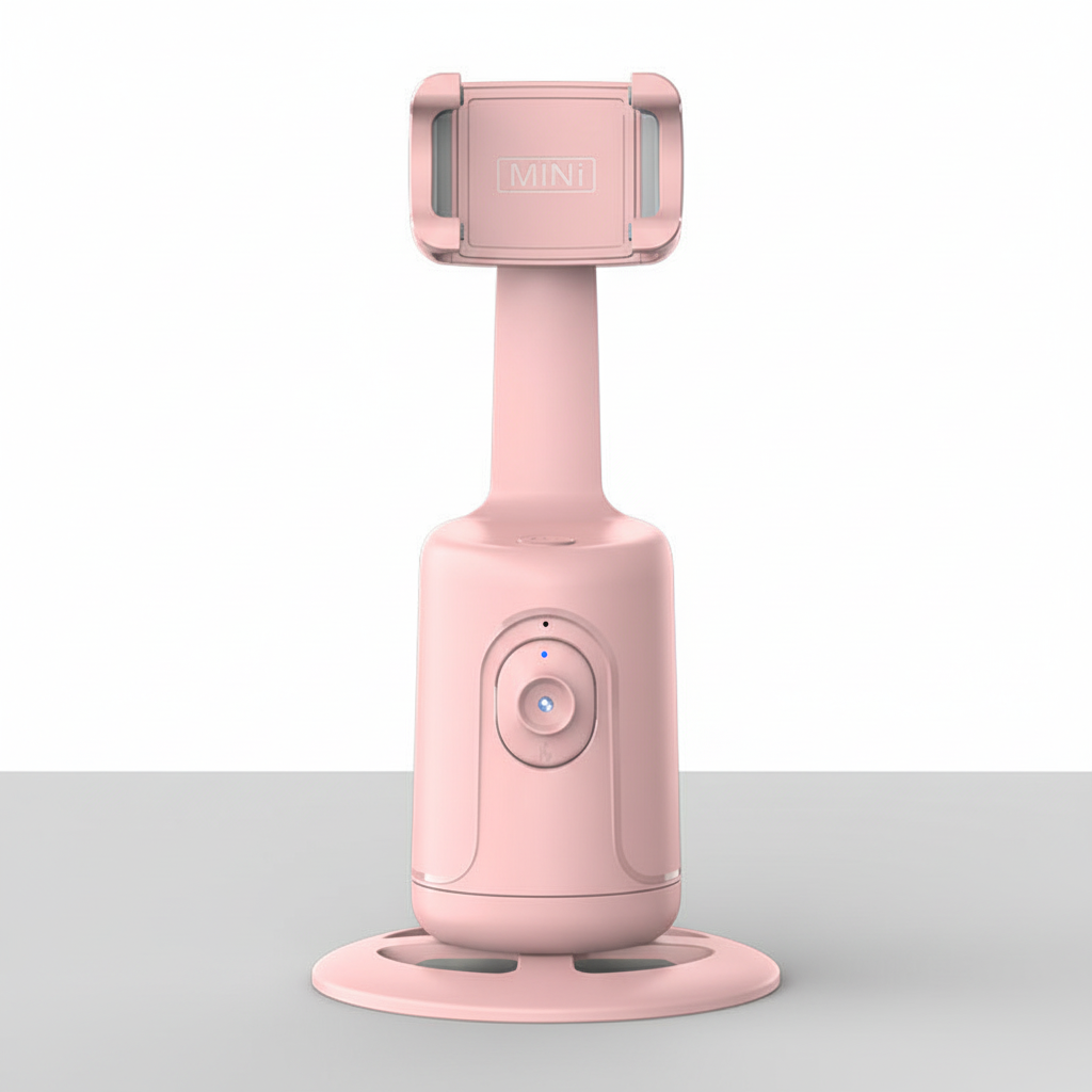 Selfie stick with integrated gimbal and tripod function for versatile content creation