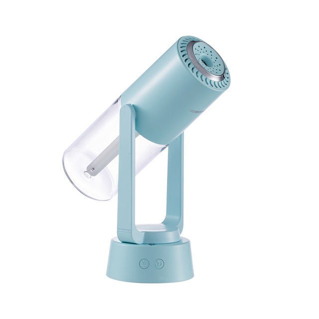 AquaSpin automatic rotating humidifier, ideal for improving air quality & comfort in any living or workspace.