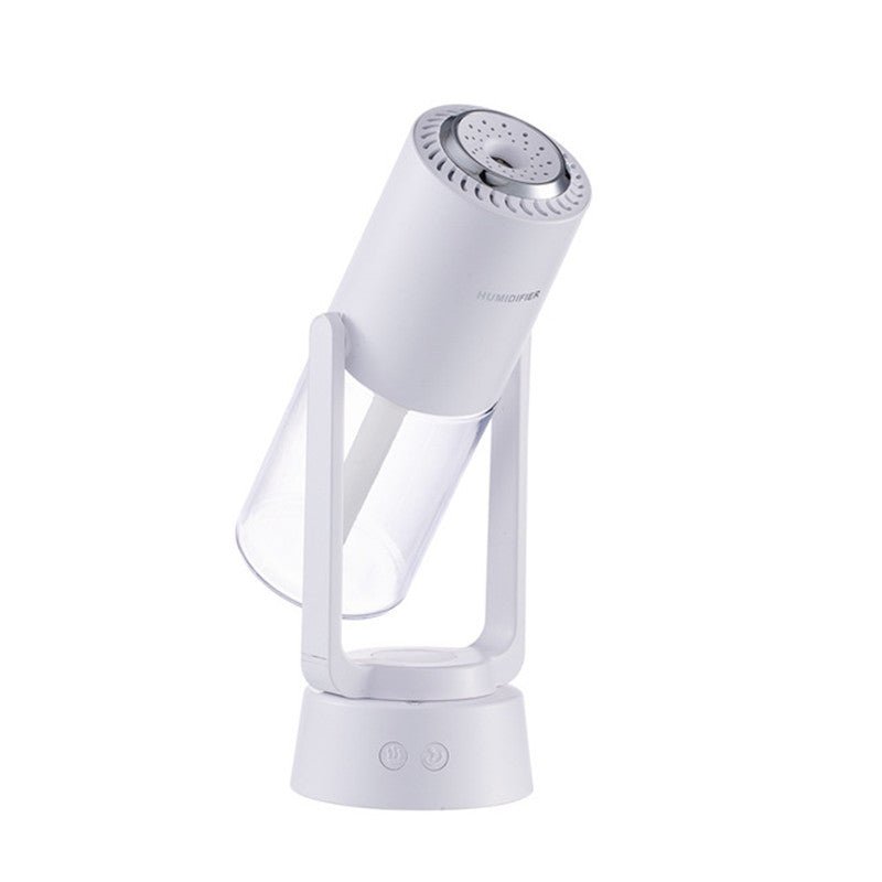 Relief from dry air: AquaSpin rotating humidifier, automatic & portable, ensures fresh, comfortable air quality.