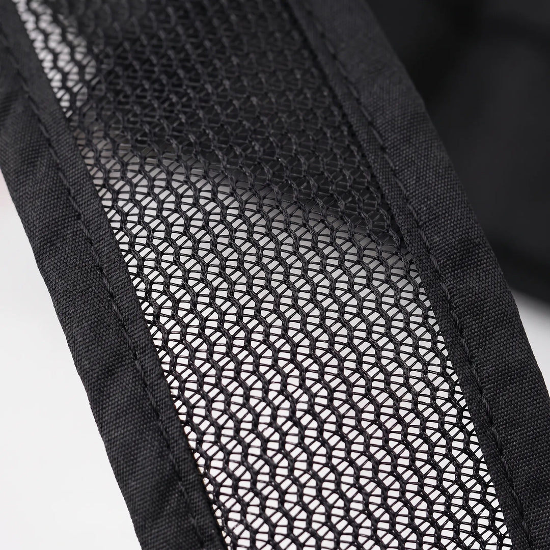 Versatile black unisex foldable travel daypack, compact and lightweight, perfect for daily use or adventuring.