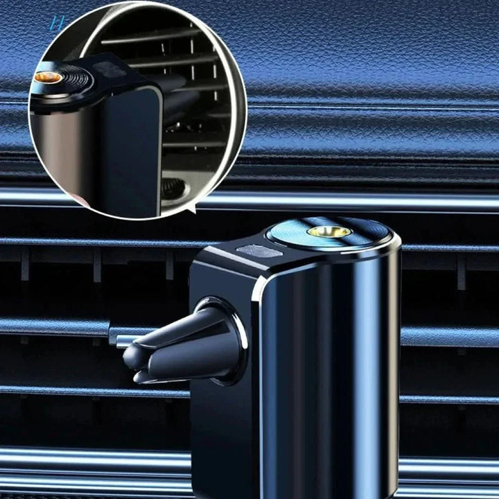 Simple USB car aromatherapy diffuser, portable design for essential oils & auto fragrance.