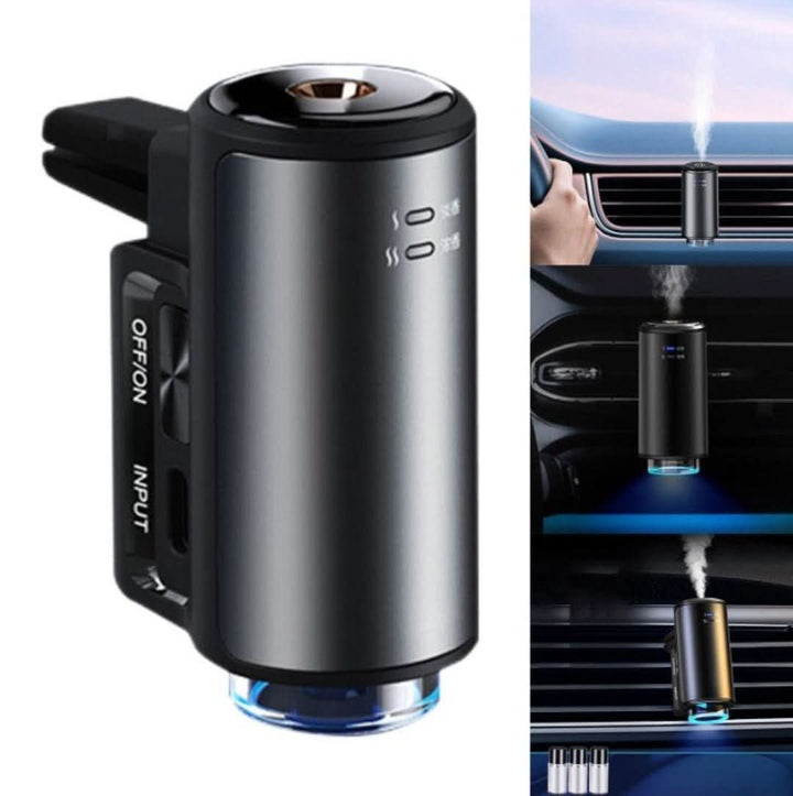 Enhance your drive with this USB powered car essential oil diffuser for aromatherapy & stress relief.