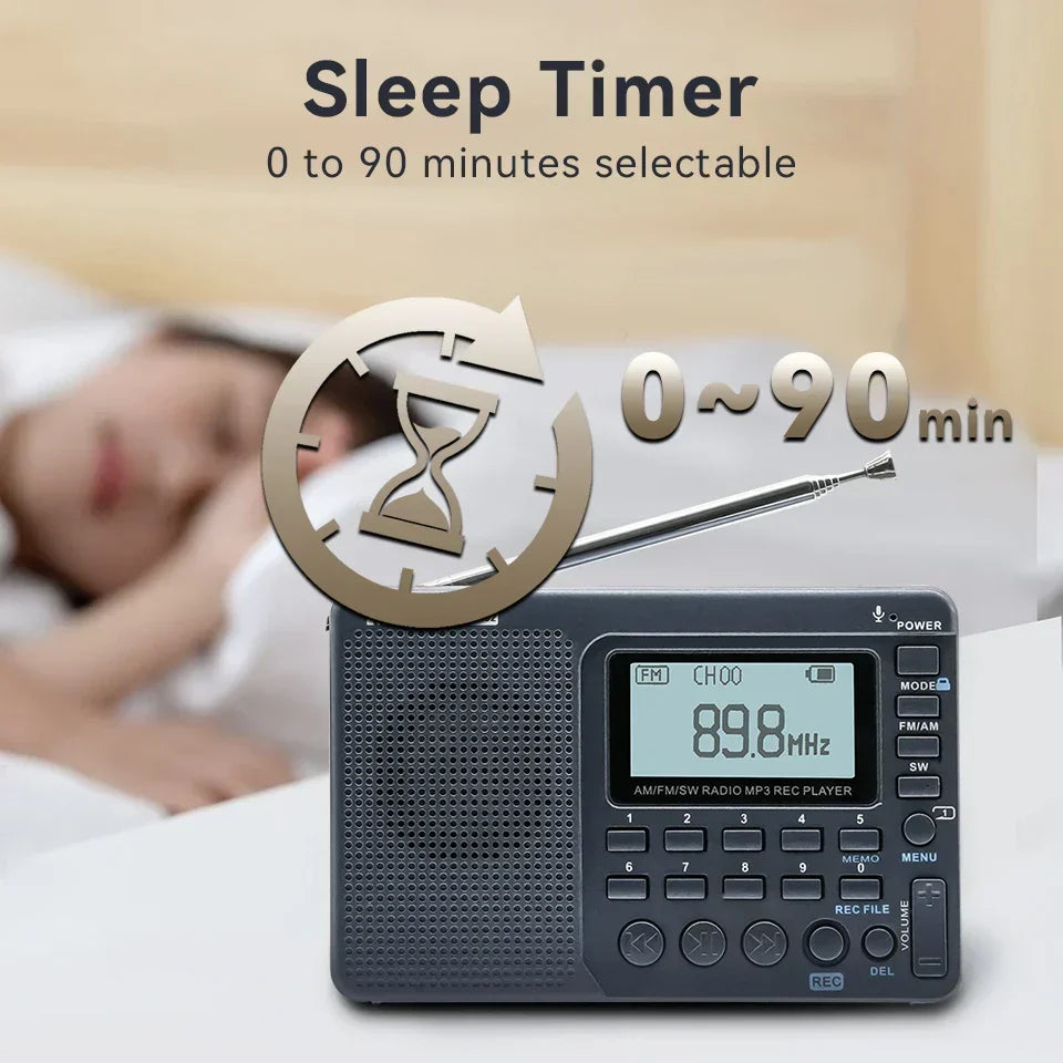 Durable, compact AM/FM/SW emergency radio for outdoor adventures, shortwave listening, and travel.