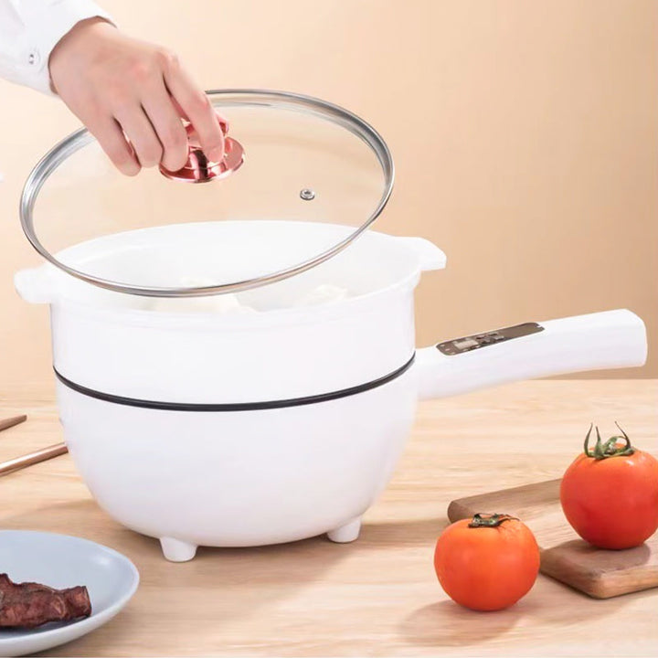 Non-stick electric frying pan perfect for sautéing, stir-frying & quick meals. Essential compact kitchen appliance.