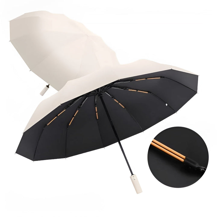 StormShield Unisex Compact Umbrella: UV protection, rain resistant, durable & portable travel essential.