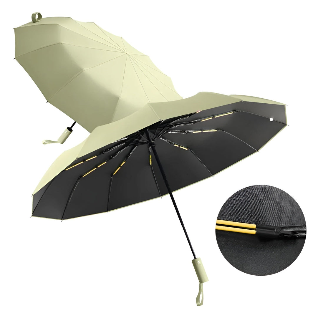 StormShield UV protection umbrella, durable & weather-resistant for sun & rain, compact travel gear.