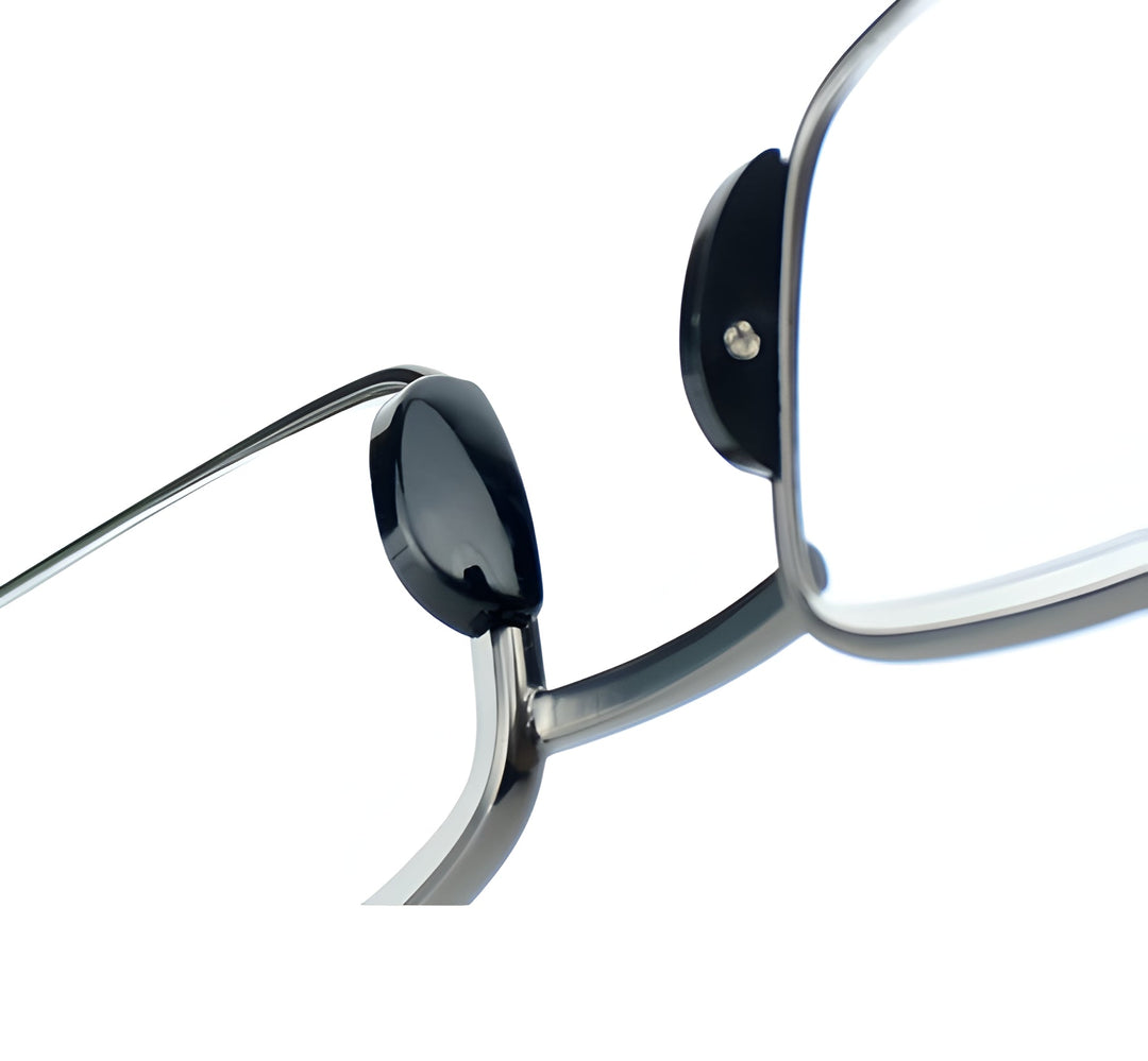 Travel-friendly gray folding reading glasses. Compact readers for men & women, offering clear, portable vision.
