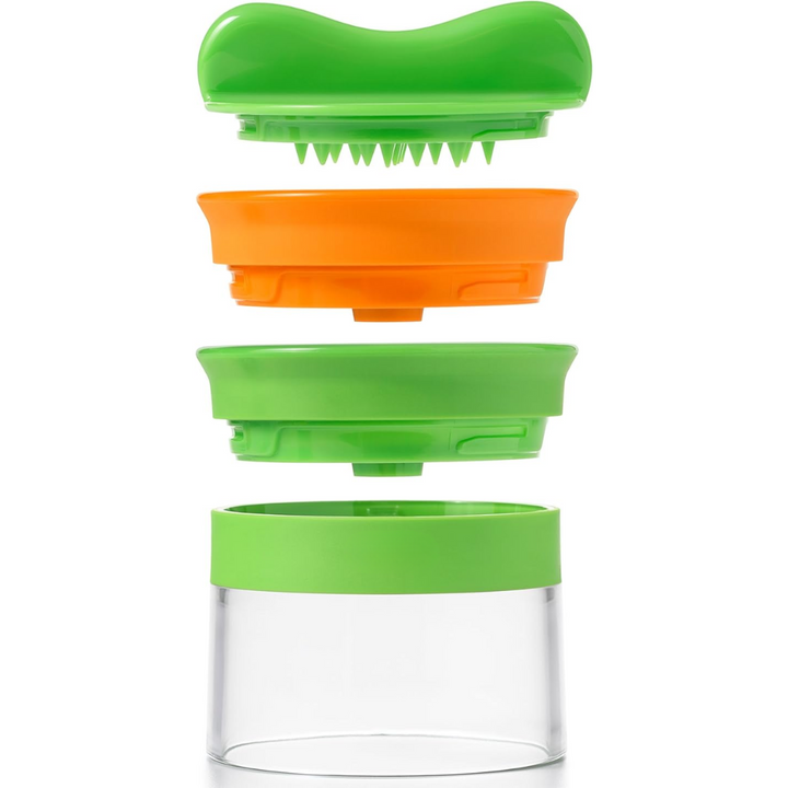 Sleek handheld spiralizer, a versatile kitchen tool for making veggie noodles & decorative ribbons.