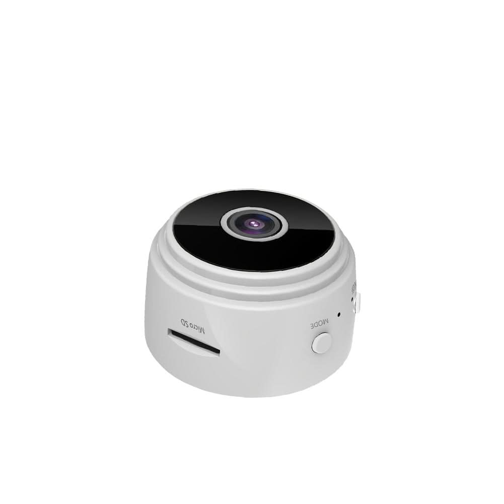 Discreet mini HD security camera perfect for home, featuring night vision and app control.