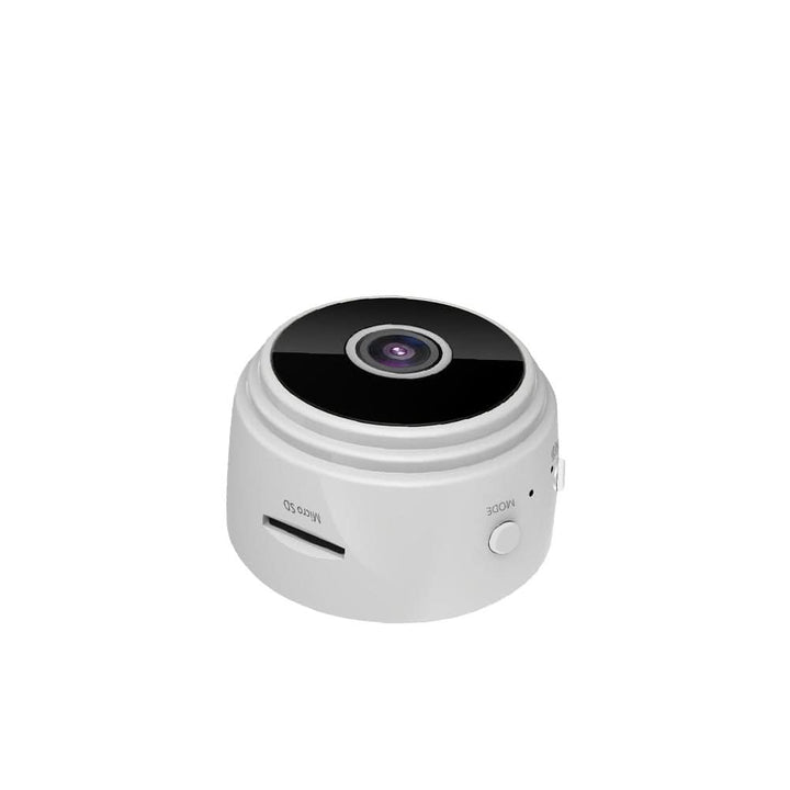 Discreet mini HD security camera perfect for home, featuring night vision and app control.