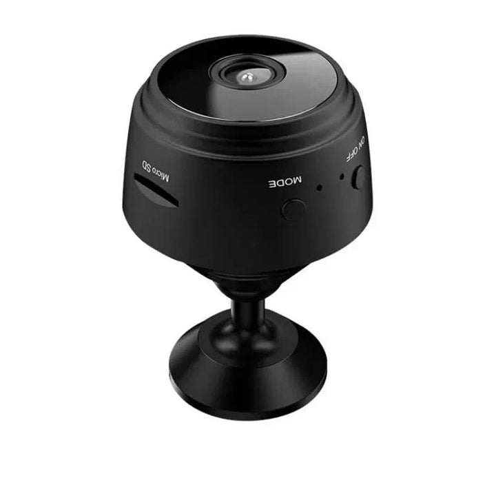Innovative compact HD home security camera, night vision ready, with full app control.