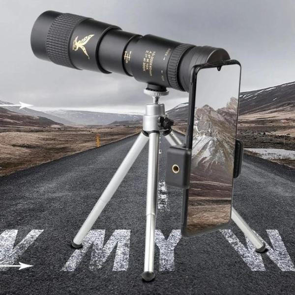 Compact, high-definition, waterproof monocular telescope for bird watching, hiking & outdoor nature observation.