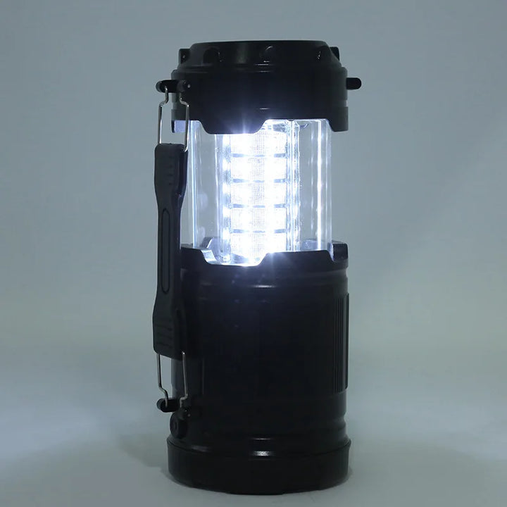 Bright, compact LED lantern with COB illumination for dependable light during outdoor adventures & emergencies.