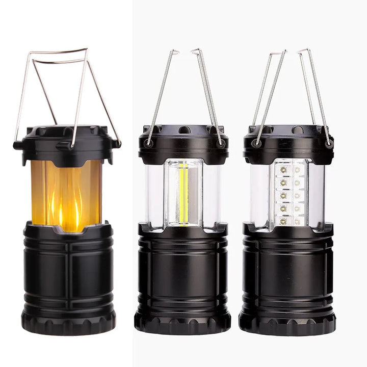 GlowLite compact LED camping lantern, a portable and bright COB light for all your outdoor and emergency needs.