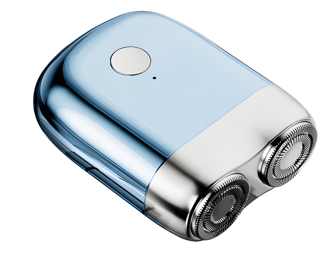 Compact Men's Mini Magnetic Electric Shaver, ideal for travel. Rechargeable & portable electric razor for smooth grooming.