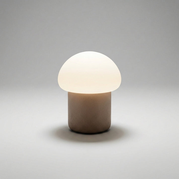 Mushino LED mushroom lamp: a unique sculptural piece providing soft, energy-efficient home lighting.