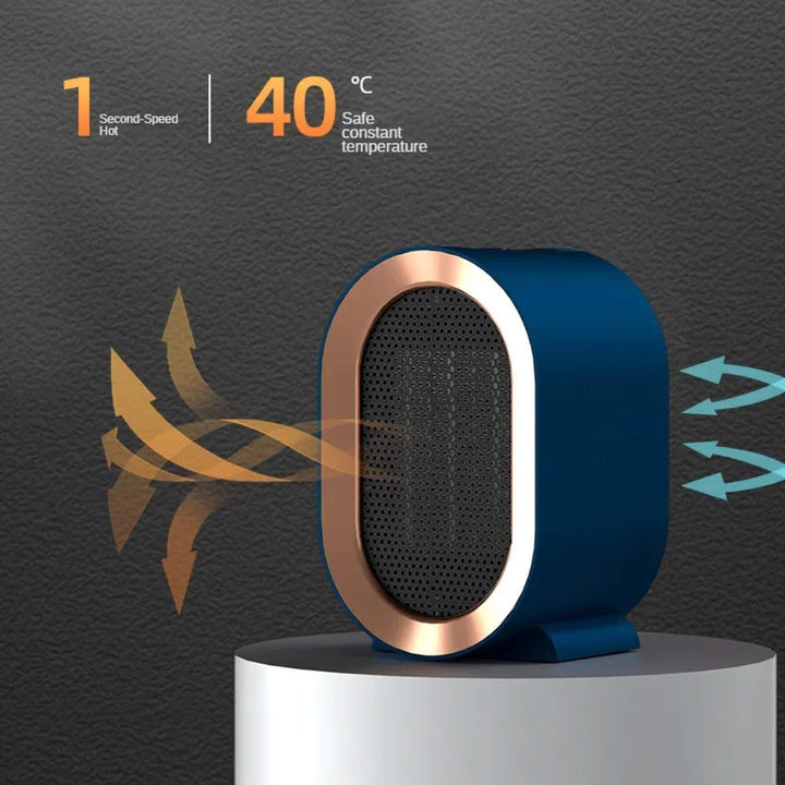 Power-saving portable electric heater for consistent room warmth. Ideal low energy home heating solution.