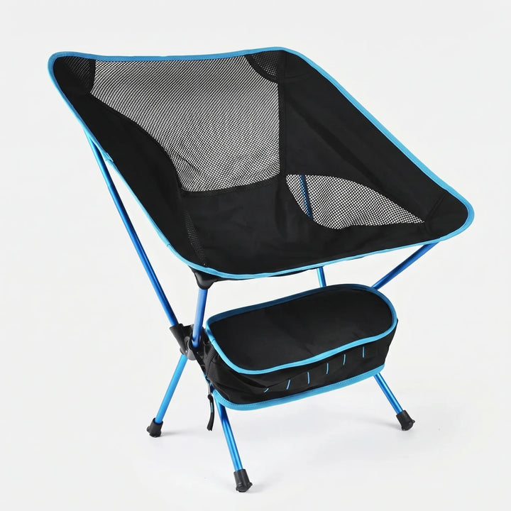 Durable unisex folding chair for outdoor use, portable for camping, beach & travel.