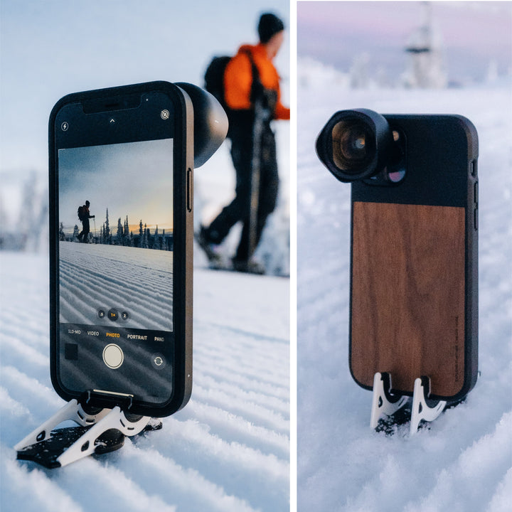 Universal smartphone tripod for photography, vlogging, and hands-free video viewing.