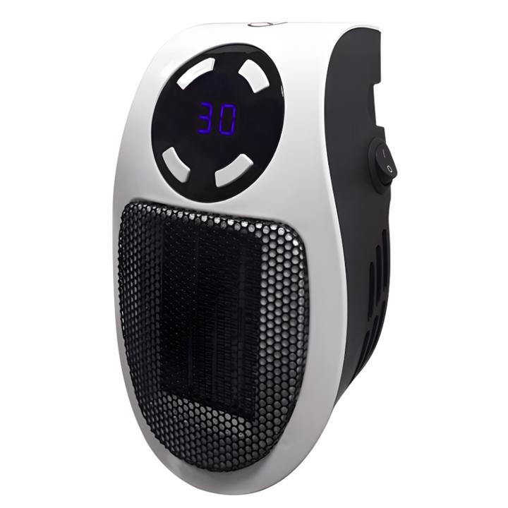 Versatile portable electric heater for home & office. Quiet, energy-efficient space heater provides personal warming.