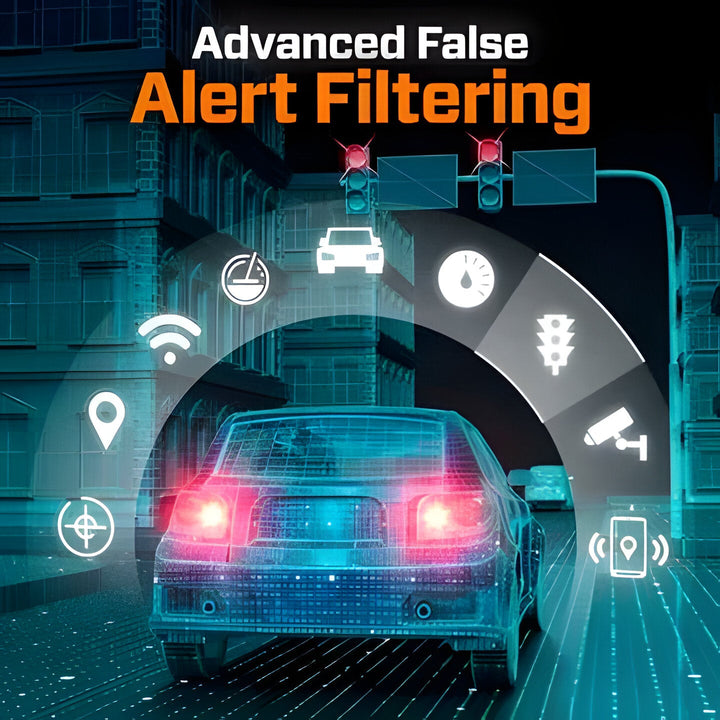 Unisex smart radar laser detector for bike & EV safety. Advanced solar-powered warning system for speed trap avoidance.