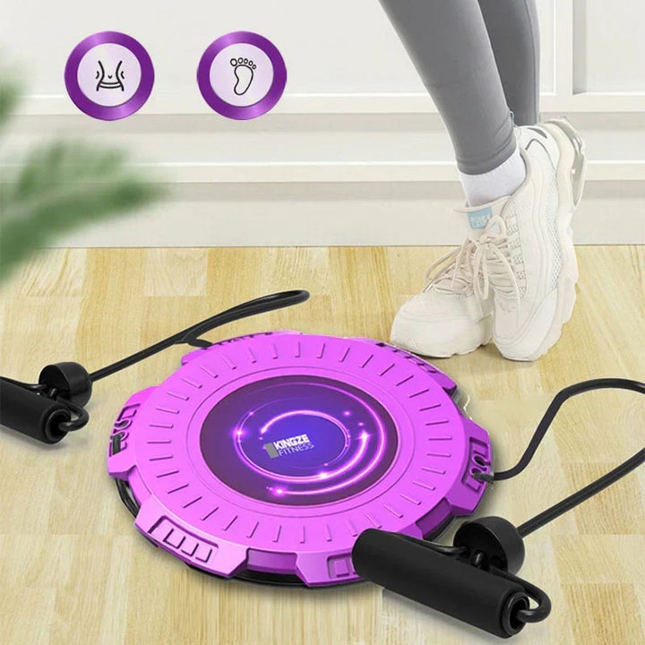 Portable TwistFit waist twister fitness disc for effective core training & body shaping.