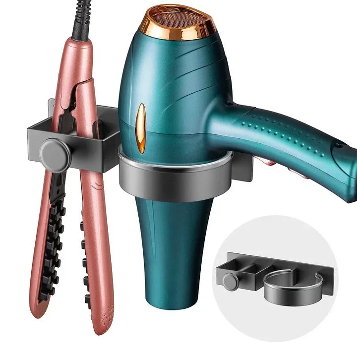 Space-saving beauty organizer, StyleGripz, keeping hair tools accessible and tidy.