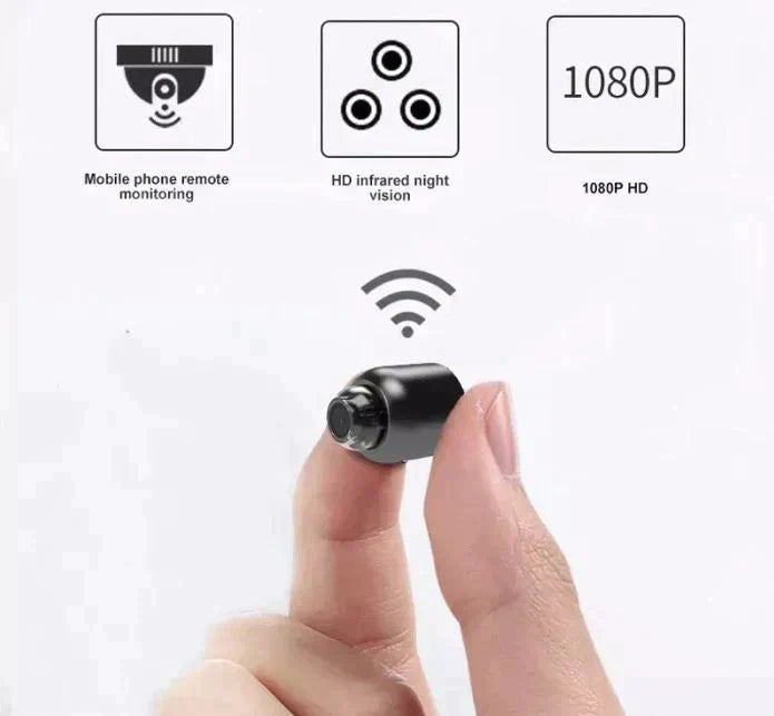 Wireless HD pet monitor camera with night vision, perfect for watching pets & kids at home. Easy WiFi setup.