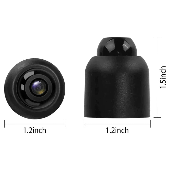 Easy-setup wireless HD security camera with night vision for smart home surveillance & pet or baby monitoring.