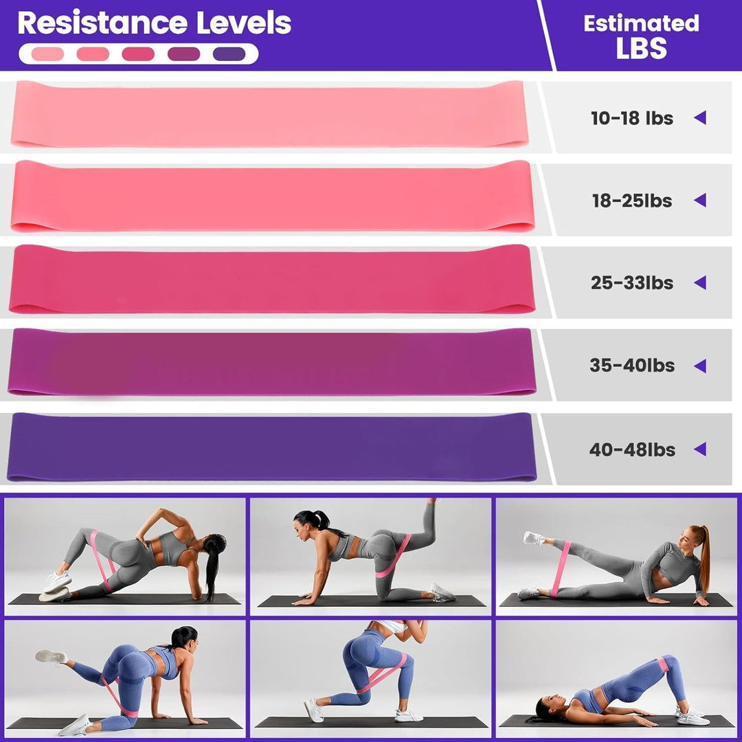 9-piece Pilates exercise kit for home workouts, targeting core strength, flexibility & full body fitness.