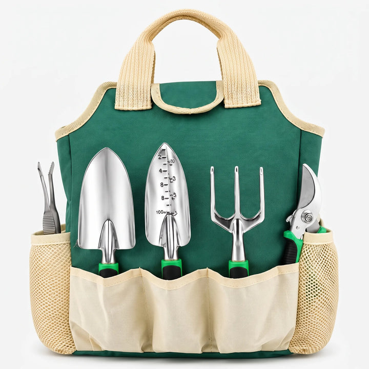 Versatile gardening tool kit for indoor & outdoor use, includes essential hand tools for succulent & plant care.