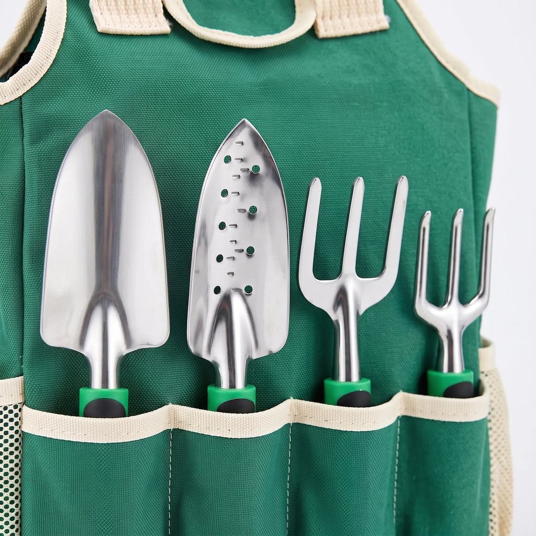 Ideal gardener gift: a comprehensive gardening tool set with tote bag for all indoor & outdoor plant care needs.