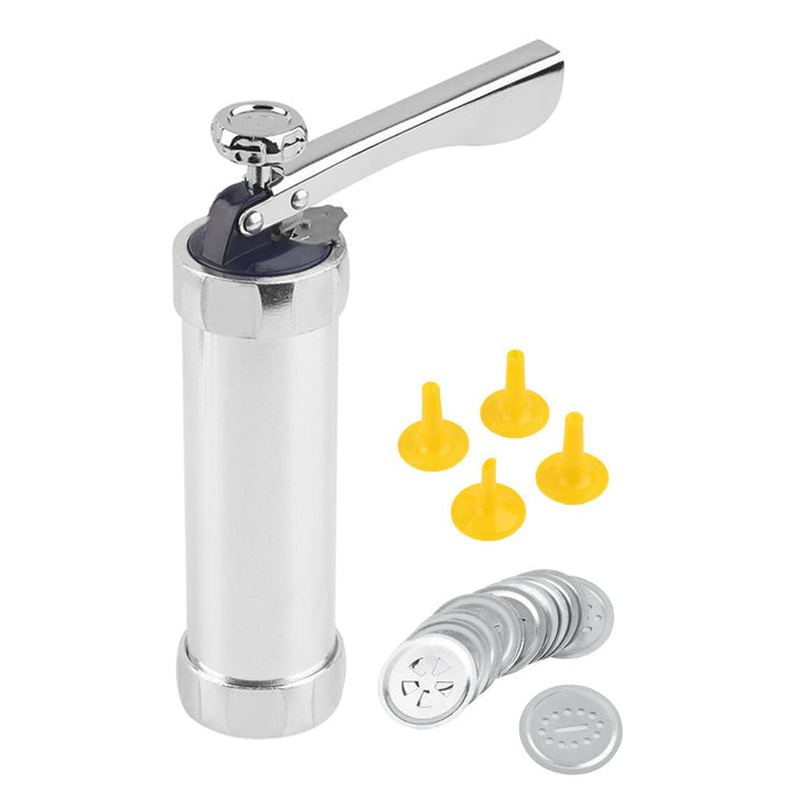 Effortless CookieCrafter cookie press, a high-quality baking accessory for quick & easy homemade cookie making.