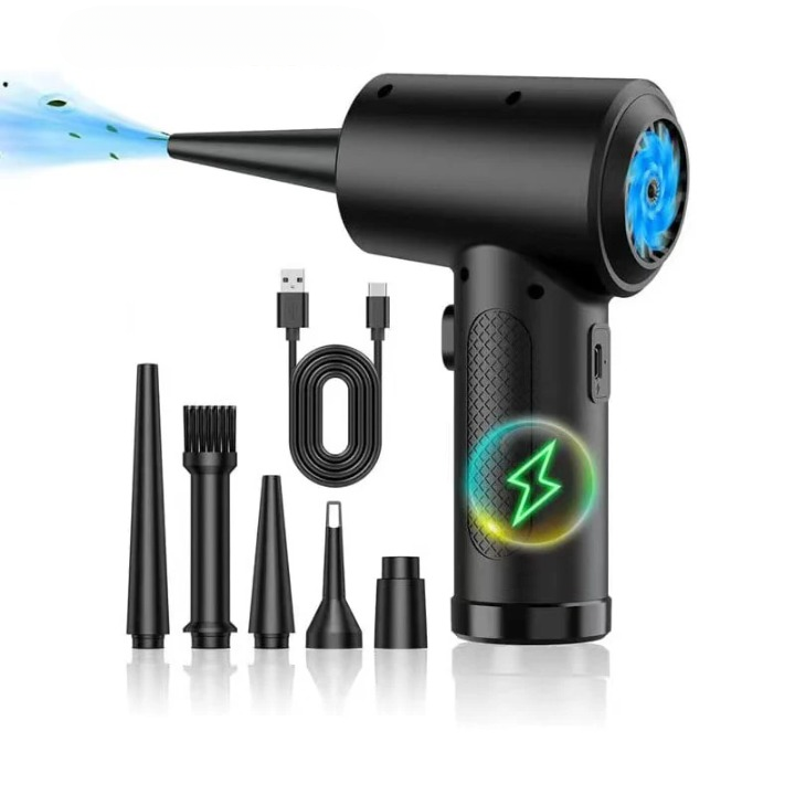 Cordless Air Duster with 51,000RPM Motor & LED Light