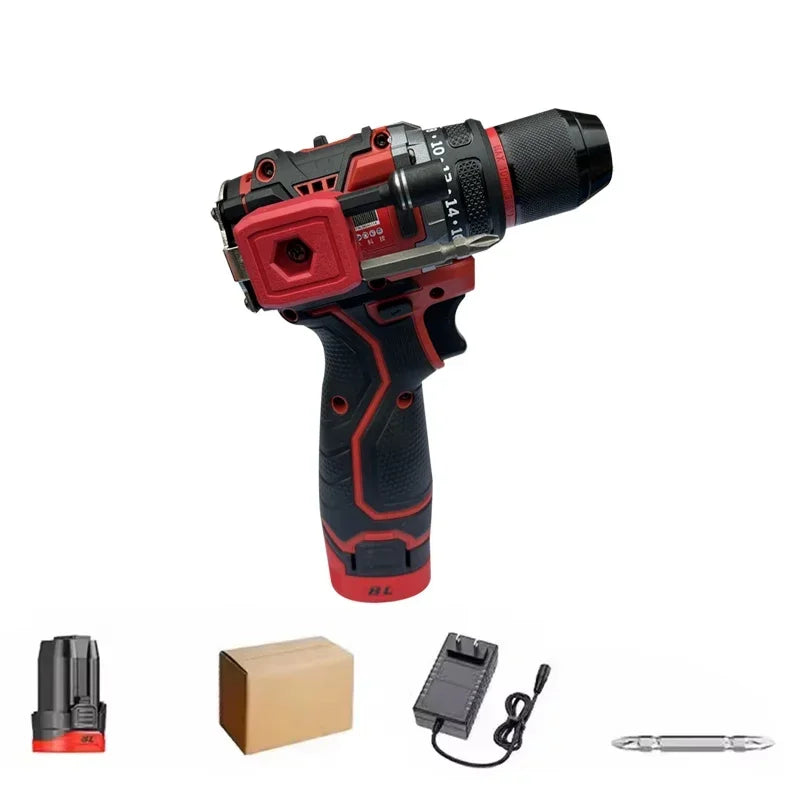 Cordless Brushless 20V Impact Driver for DIY home improvement projects, powerful and portable drilling