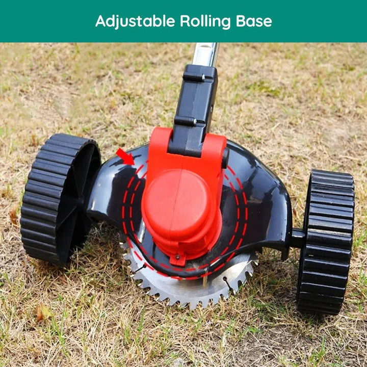 Efficient cordless grass trimmer, ensuring a perfectly manicured garden.