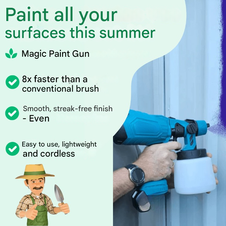 Electric paint sprayer, VeloPro cordless tool for even coat and home improvement