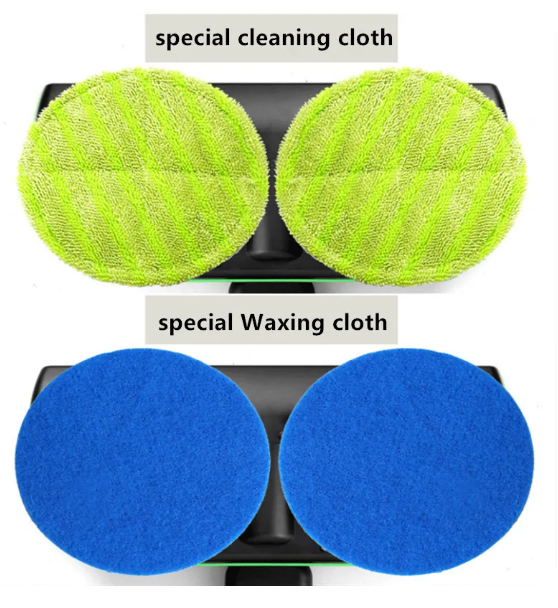 Rechargeable cordless electric spin mop delivers powerful deep cleaning for all floor types: hardwood, tile, marble.