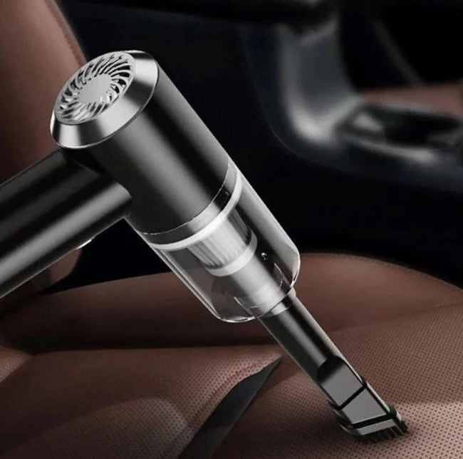 Powerful suction wireless car vacuum, ideal for wet/dry spills & auto interior dust busting.
