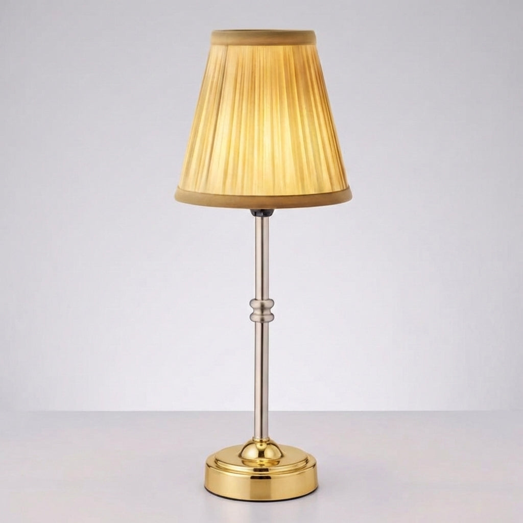 Clarenceo rechargeable LED table lamp, a retro cordless design for stylish ambient lighting