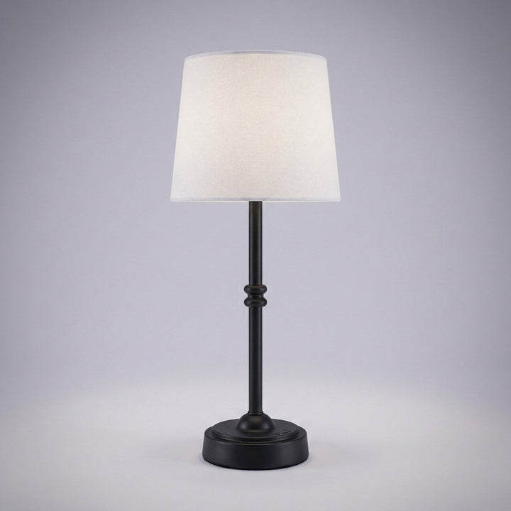 Retro design cordless lamp, Clarenceo, with integrated rechargeable LED for versatile room decor