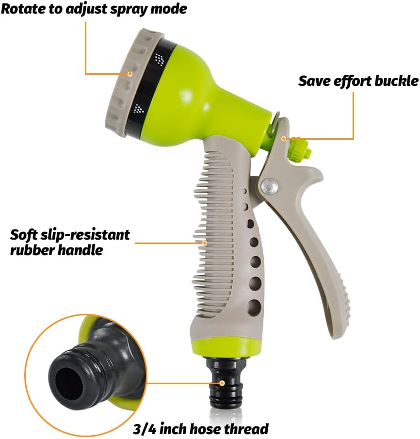 Space-saving Corvina hose reel with 15m garden hose, ideal for car wash & patio cleaning