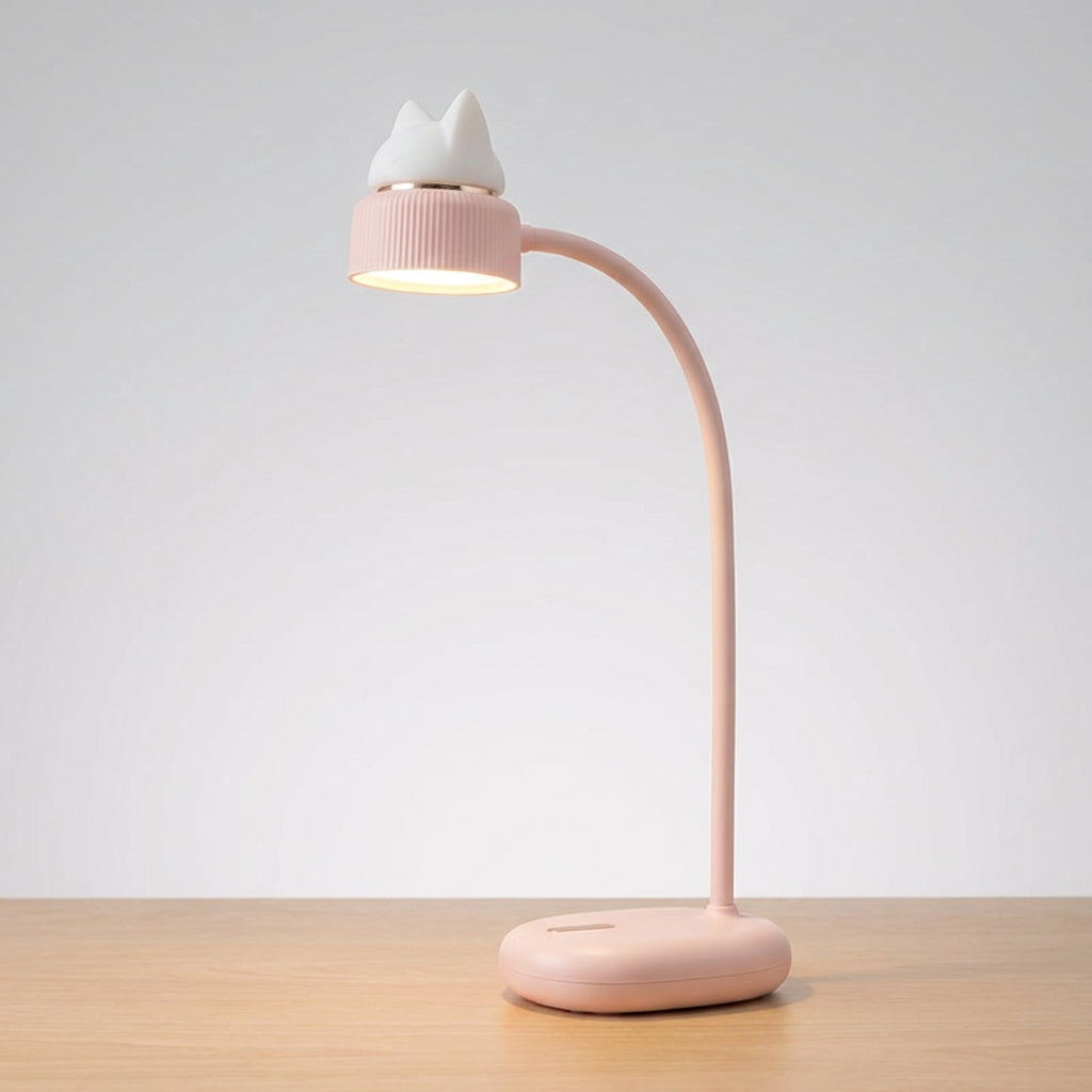 Cosypaw LED cat nightlight, USB rechargeable, adding a playful touch to any kids' bedroom.