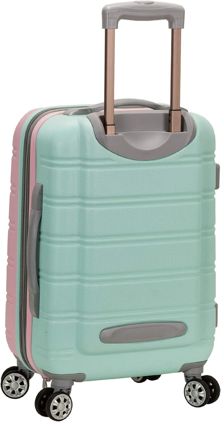 Unisex Cotton Candy hardside carry-on travel bag, expandable and lightweight, for weekend or business trips.