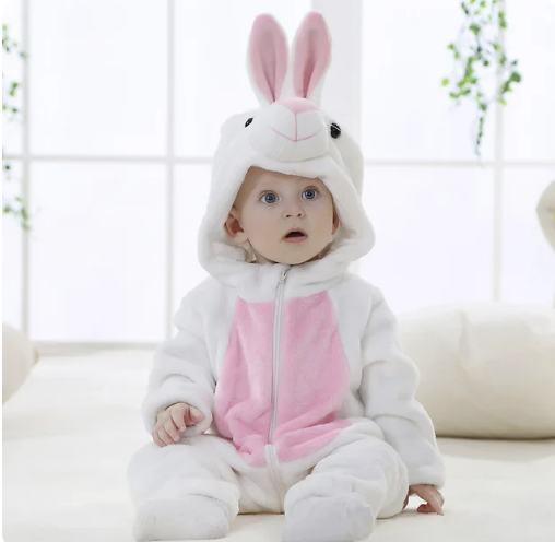 Baby penguin themed onesie: adorable infant sleepwear, soft flannel jumpsuit with hood & snap closure.