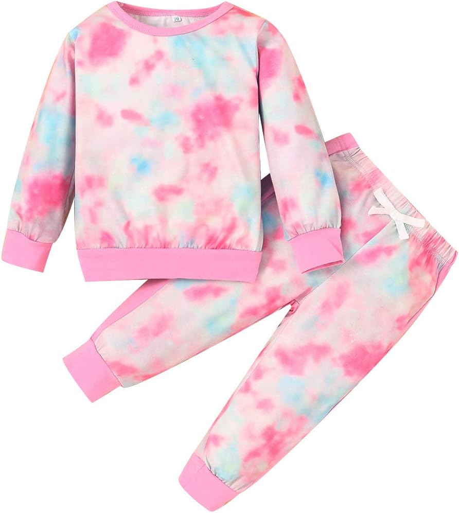 Cozy cotton sweater and trouser set for girls, perfect winter outfit for toddlers.